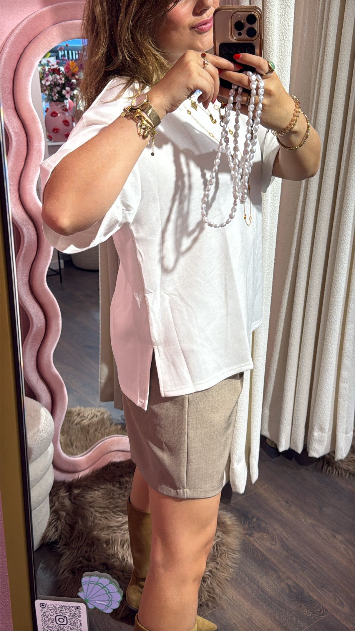 Basic white T-shirt