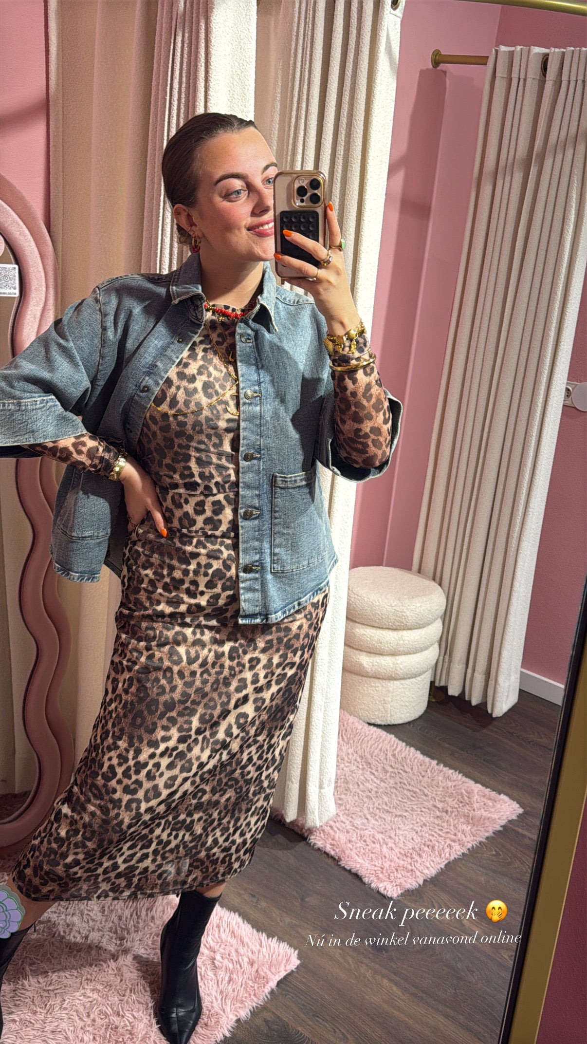 Panter jurk- Studio Anna Mae