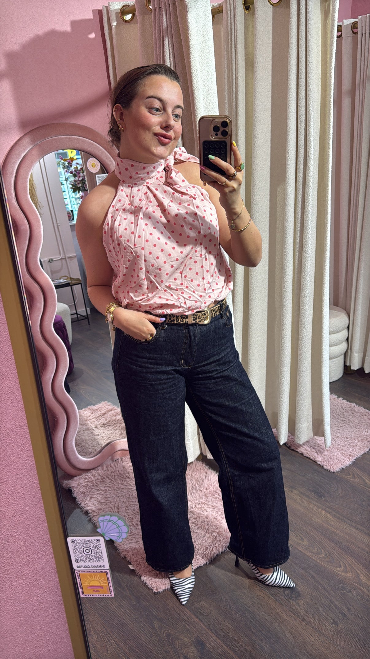 Polkadot Strik Top - Studio Anna Mae