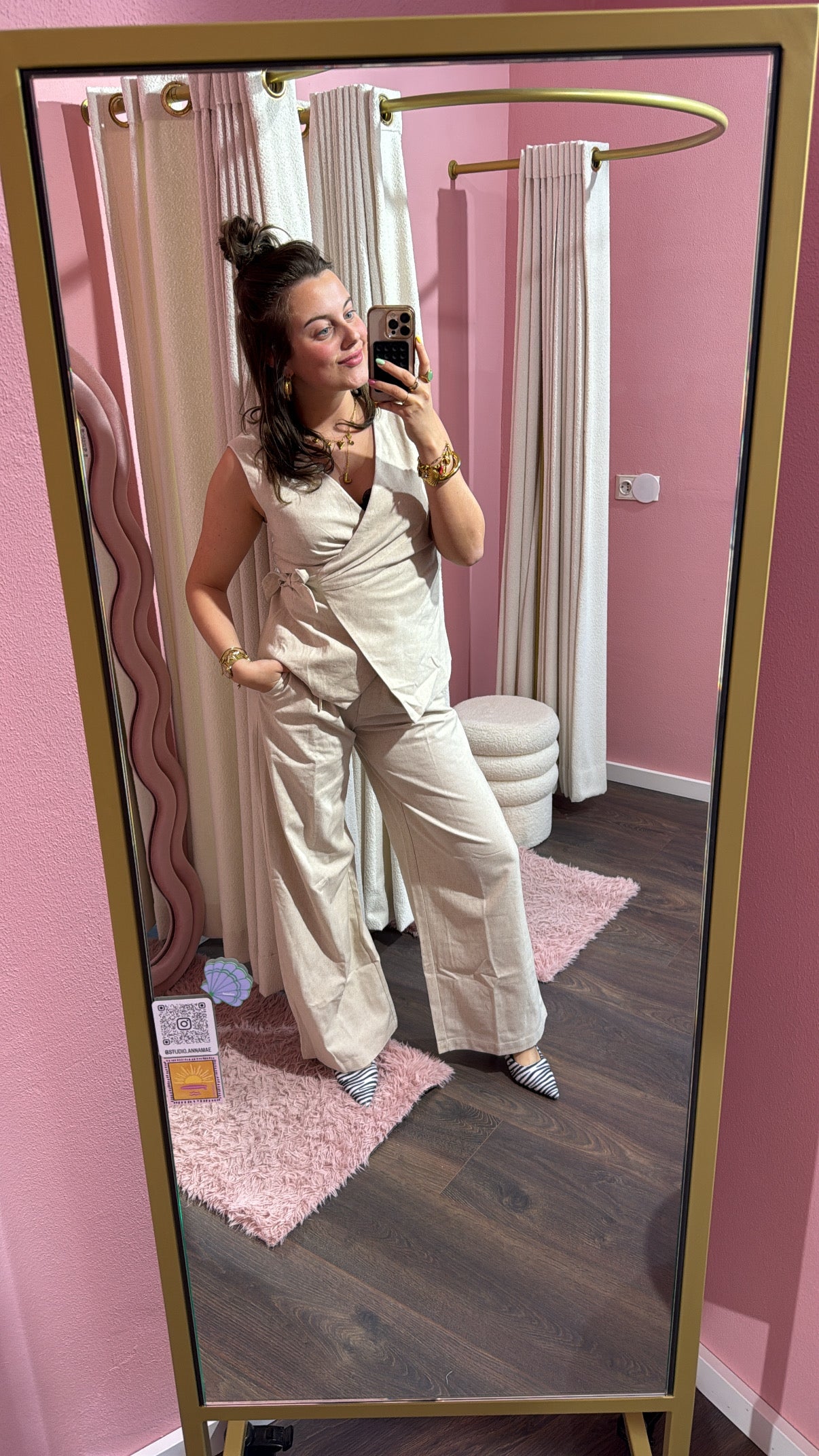 Linnen Gilet - Studio Anna Mae