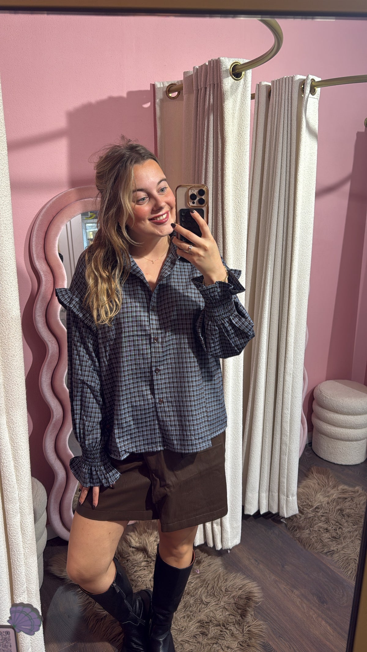 Bobby blouse blauw