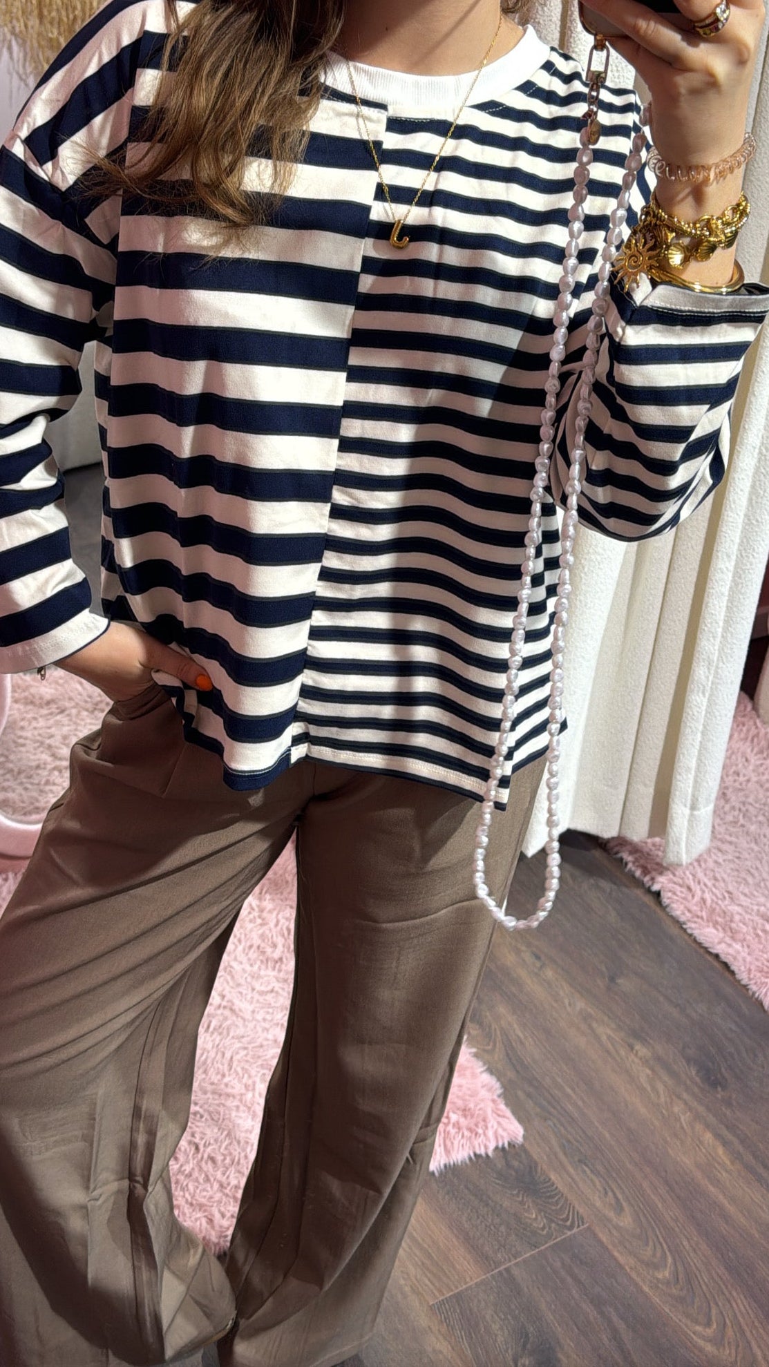 Longsleeve navy - Studio Anna Mae