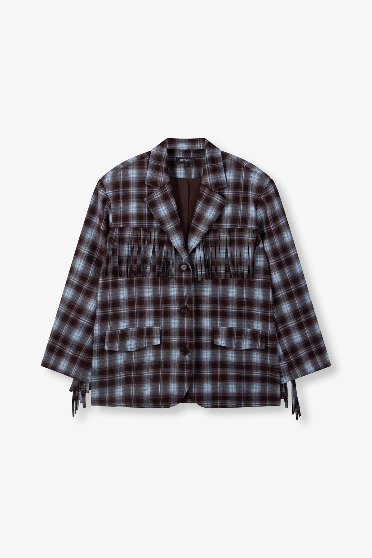 TORI check blazer