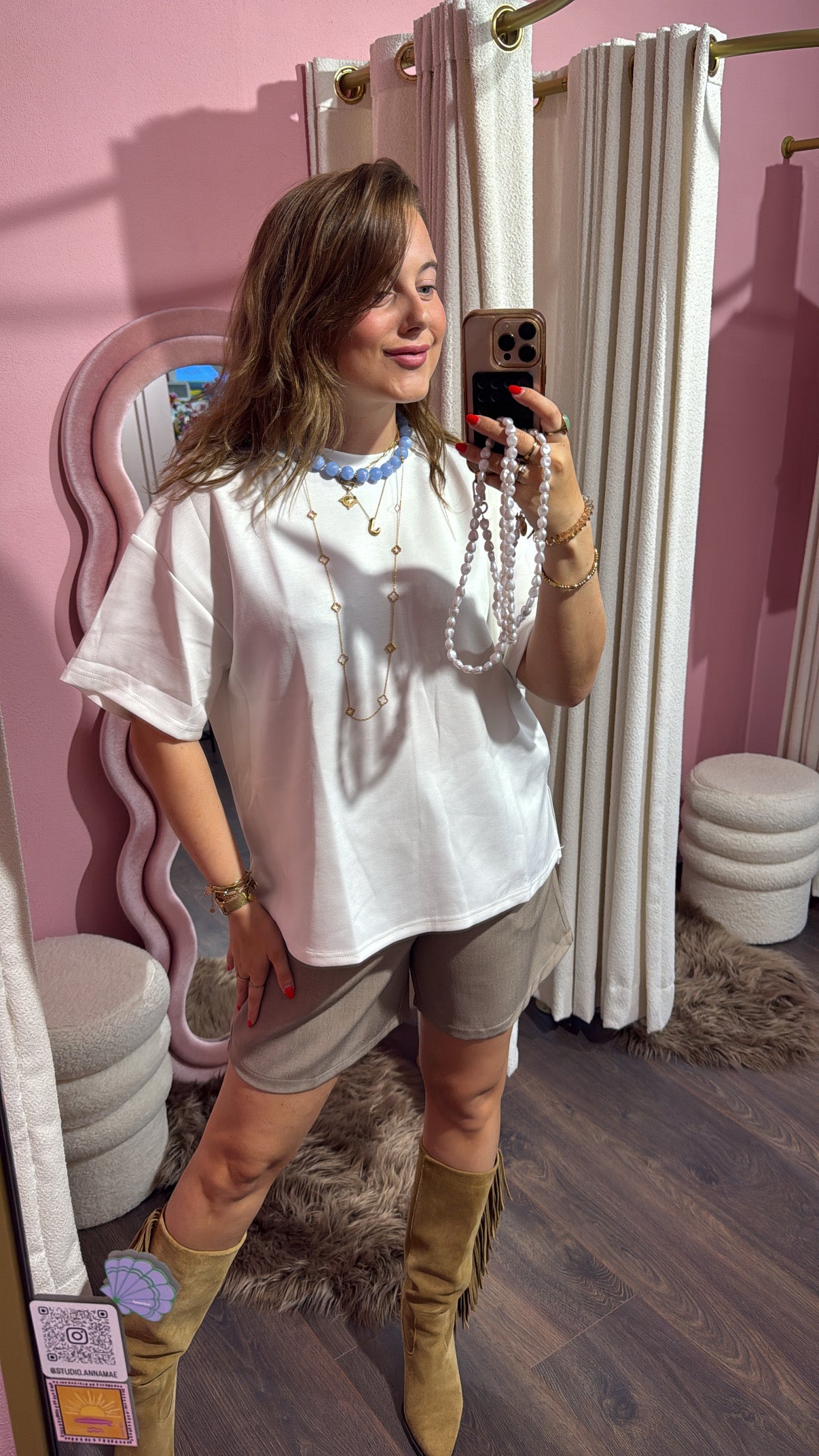 Basic white T-shirt