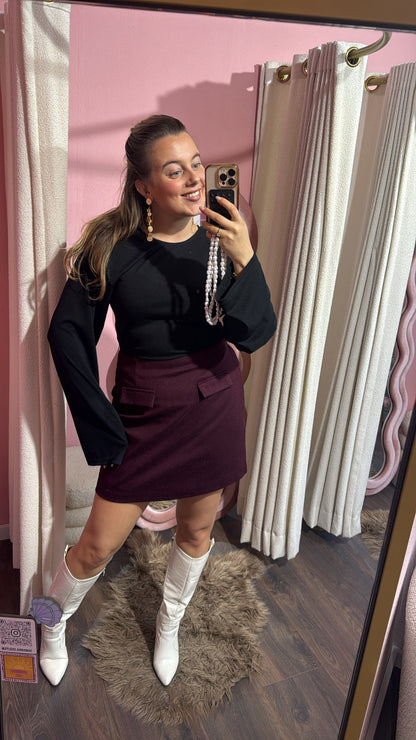 Rokje Bordeaux