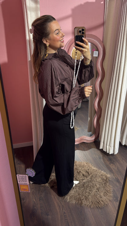 Blouse Bo Bordeaux