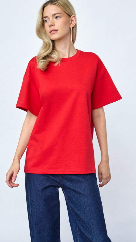 Veda T-Shirt Red