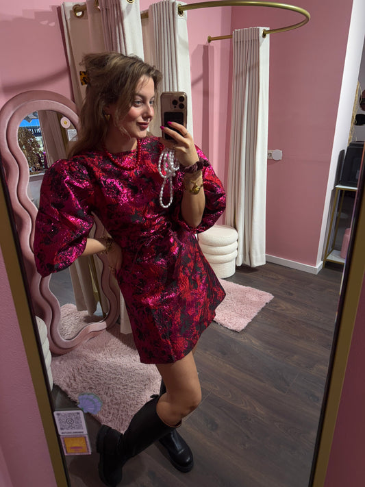 Studio Anna Mae- flower glitter dress