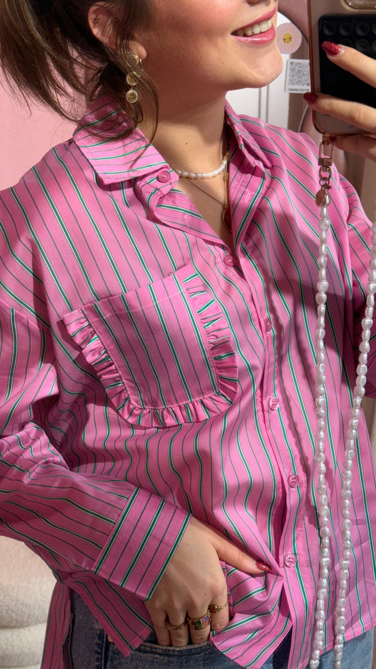 Studio Anna Mae- Blouse ruffle