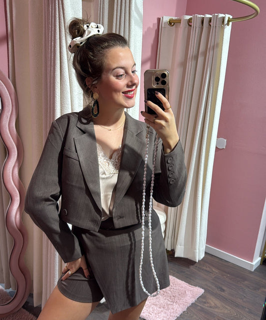 Studio Anna Mae- blazer taupe