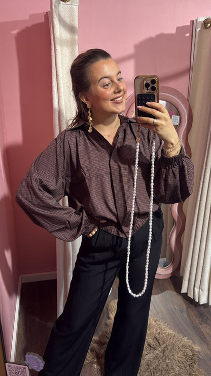 Blouse Bo Bordeaux