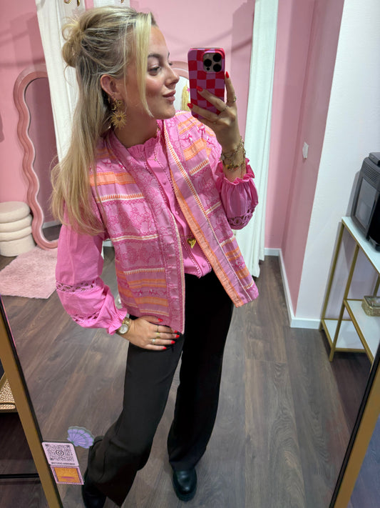 GILET ROZE KIKI
