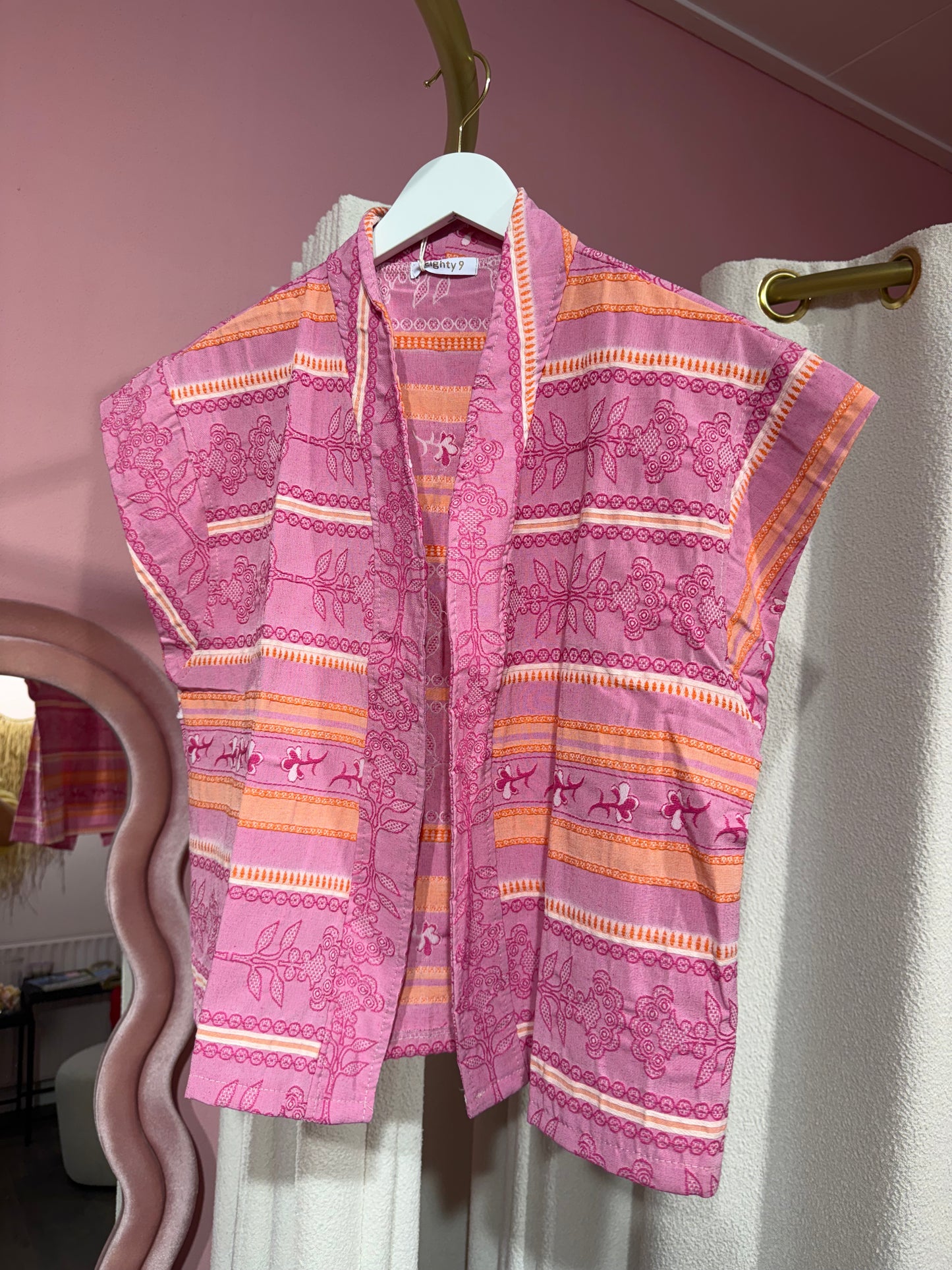 GILET ROZE KIKI
