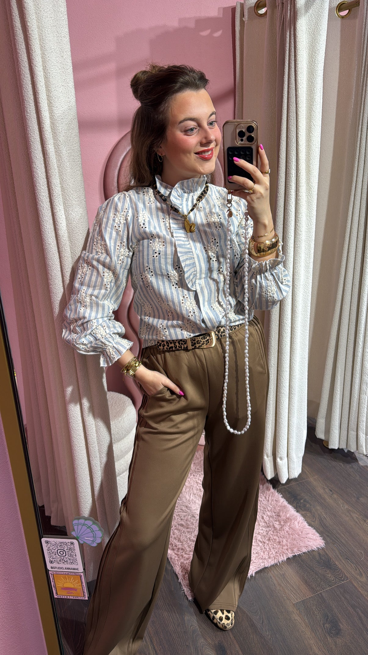 Studio Anna Mae- blouse gestreept