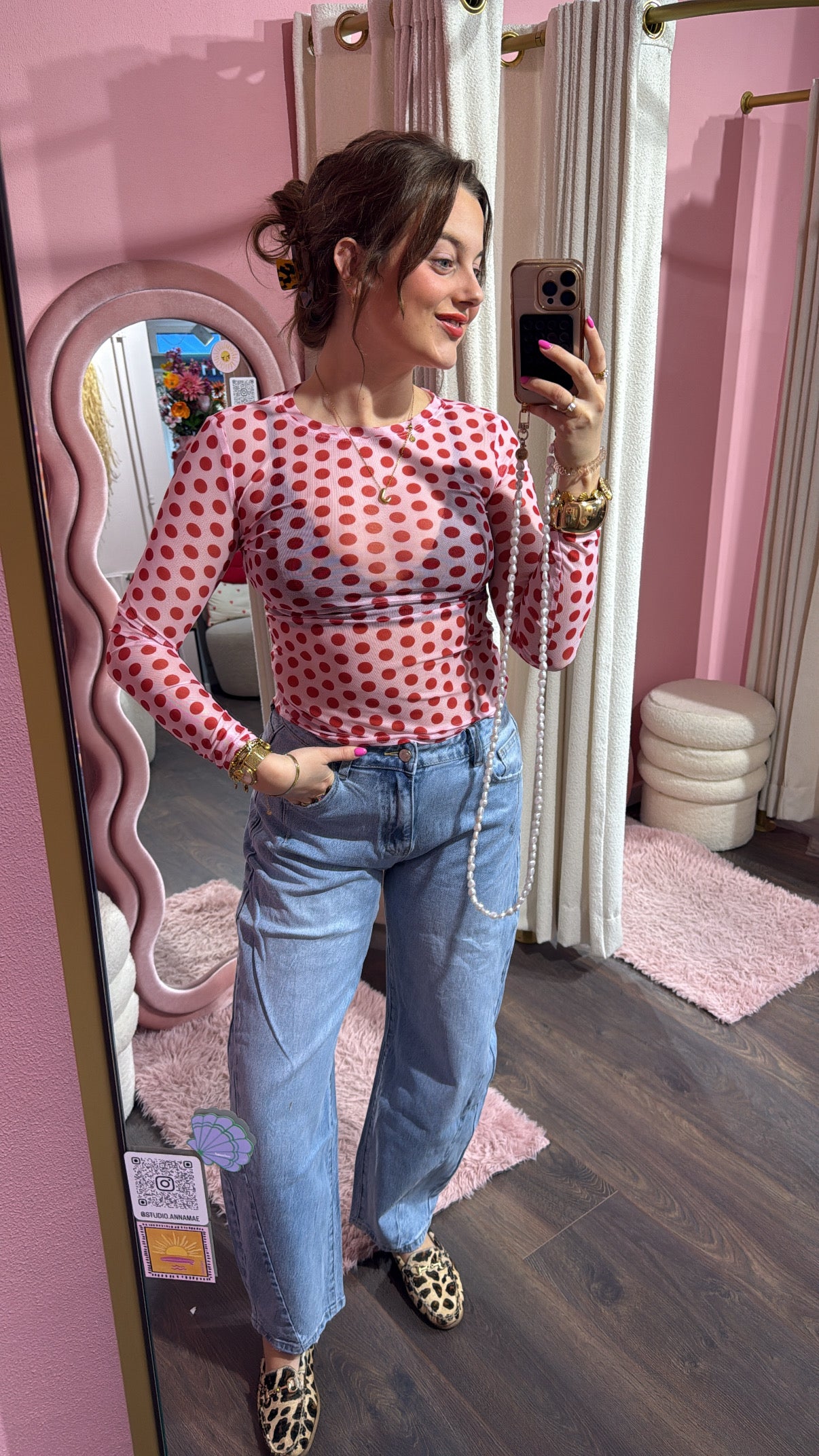 Barrel fit jeans