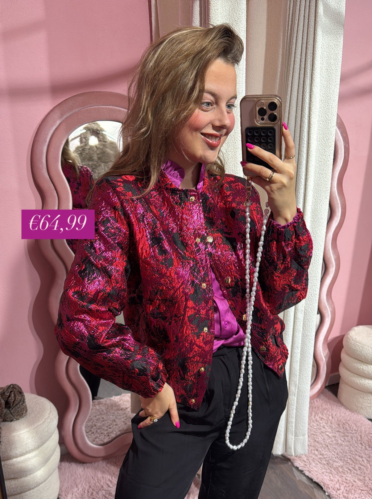 Studio Anna Mae- blouse satin