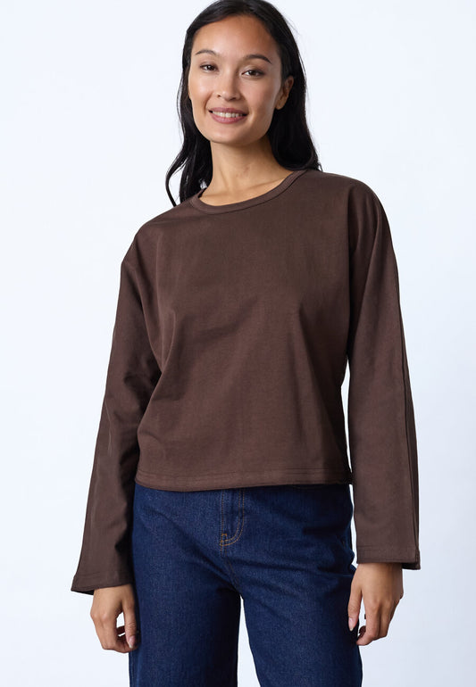 Villy Top - Dark Brown