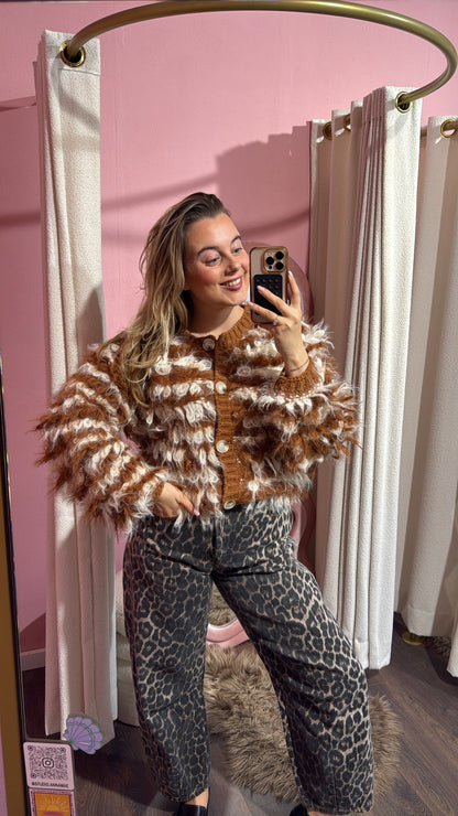 Fluffy vest