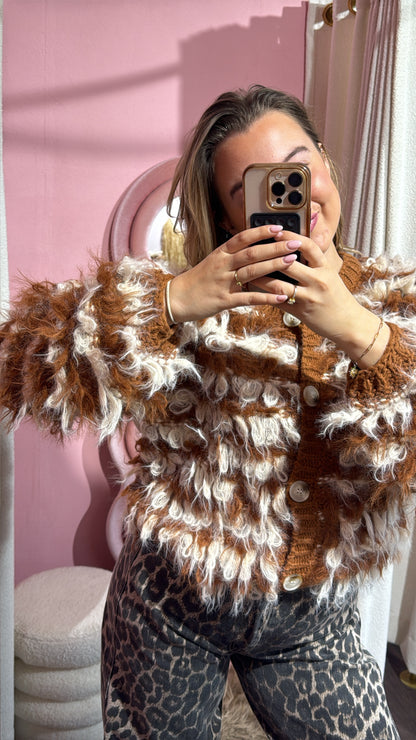 Fluffy vest