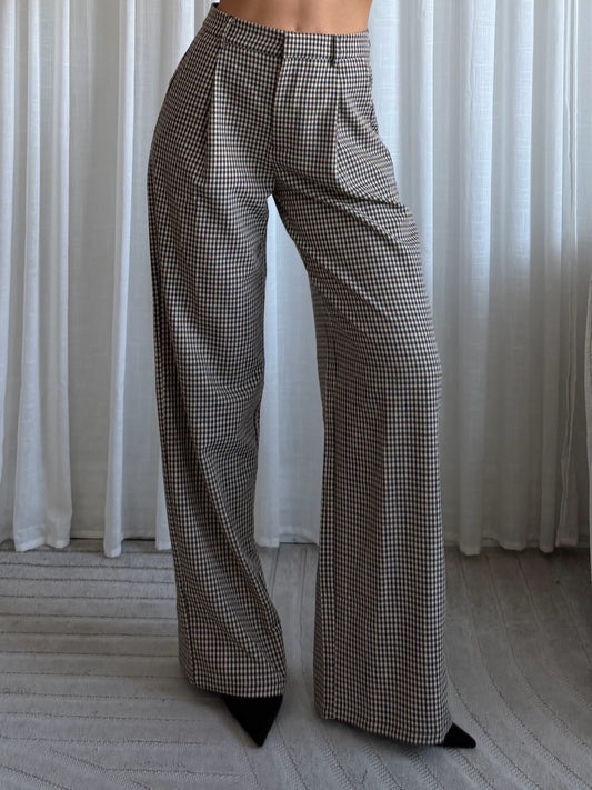 BONNIE - Pantalon ruit