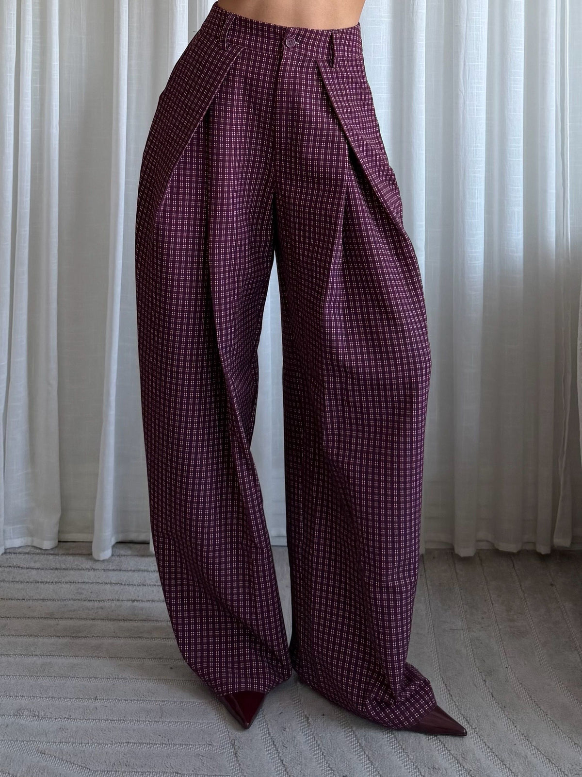 OLIVIA ruit broek