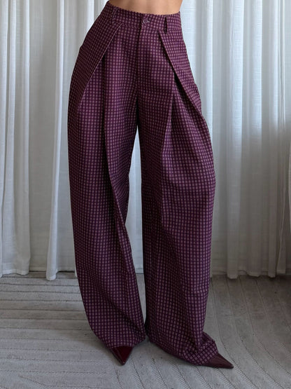 OLIVIA ruit broek