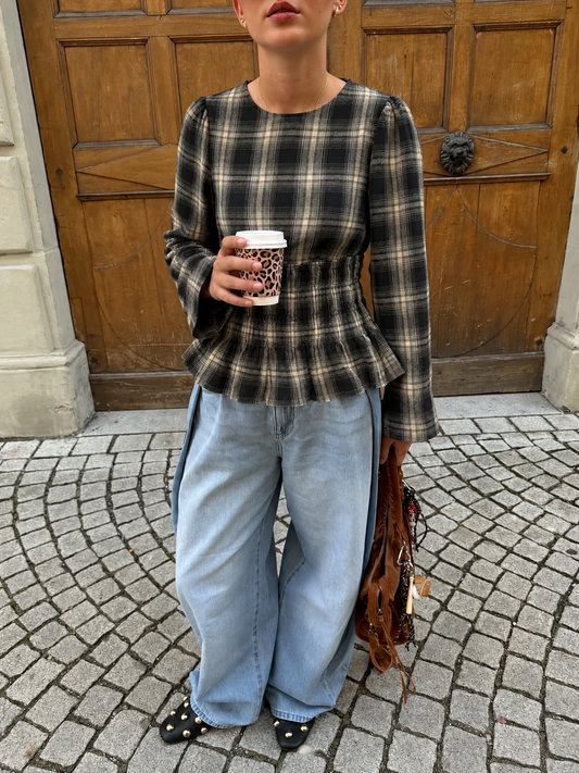 MAEVE top ruit bruin