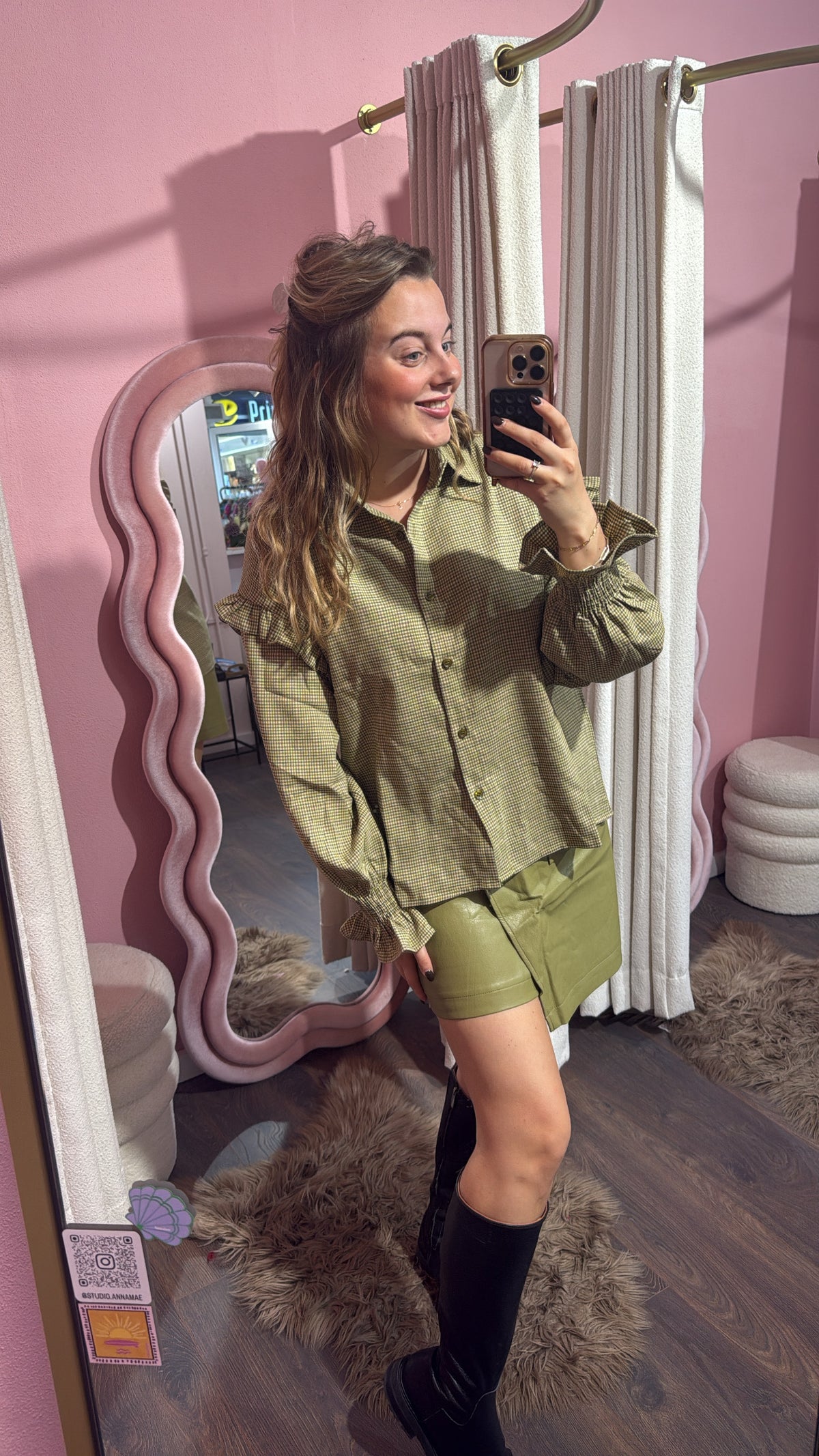 Tess skirt groen