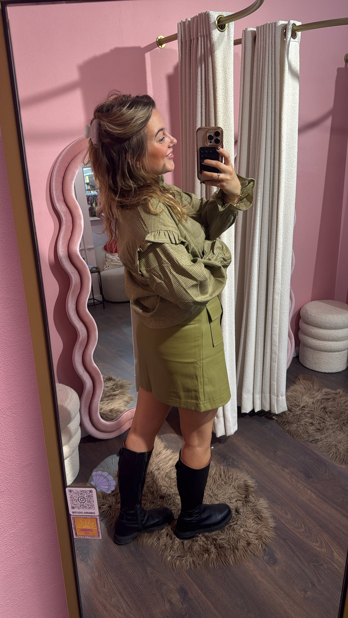 Tess skirt groen