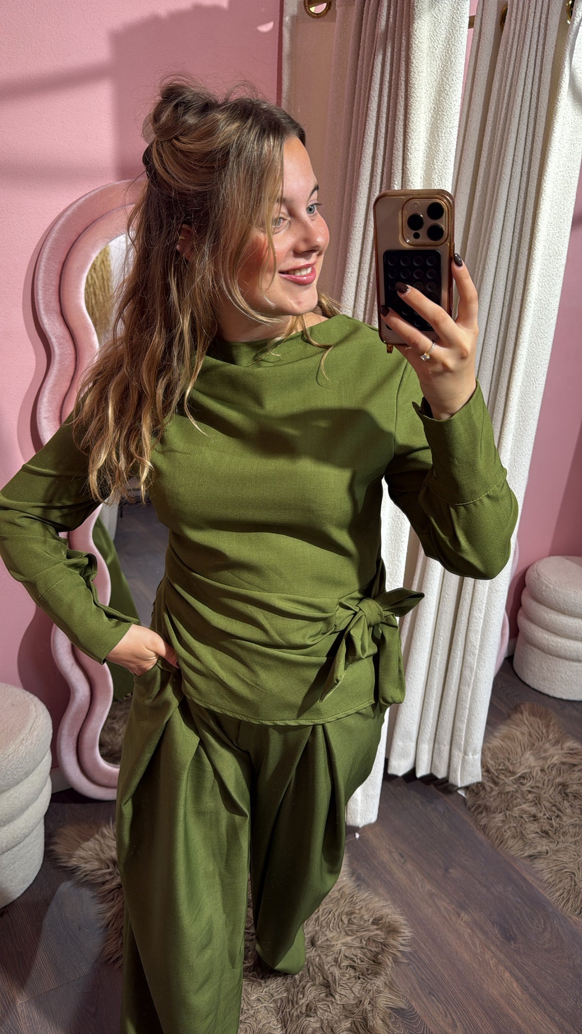 Lily broek groen