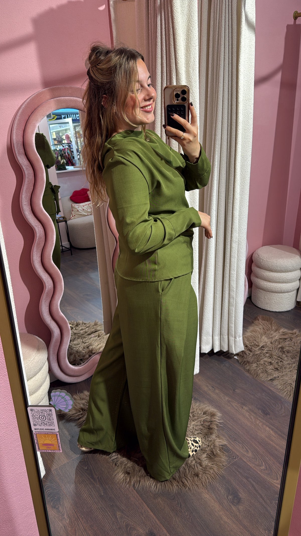 Lily broek groen