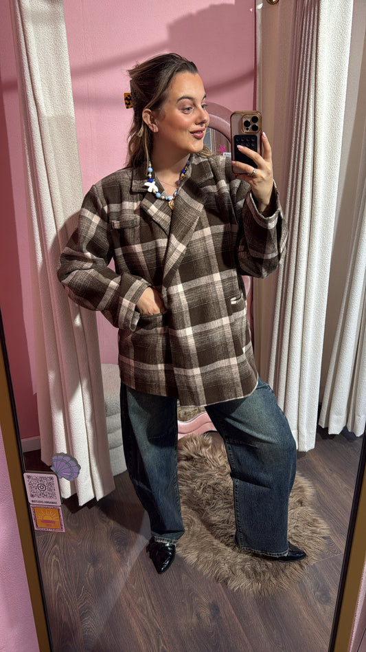 Oversized ruit blazer