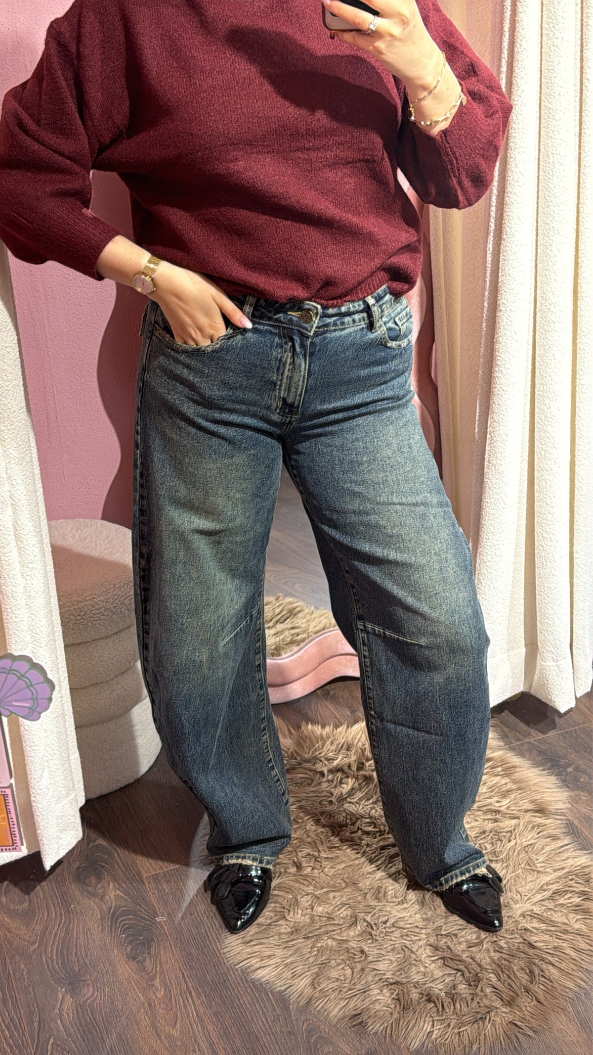 May barrel jeans dark