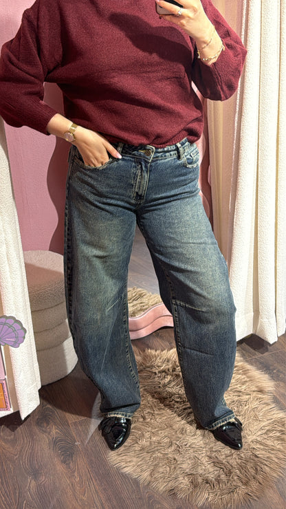 May barrel jeans dark