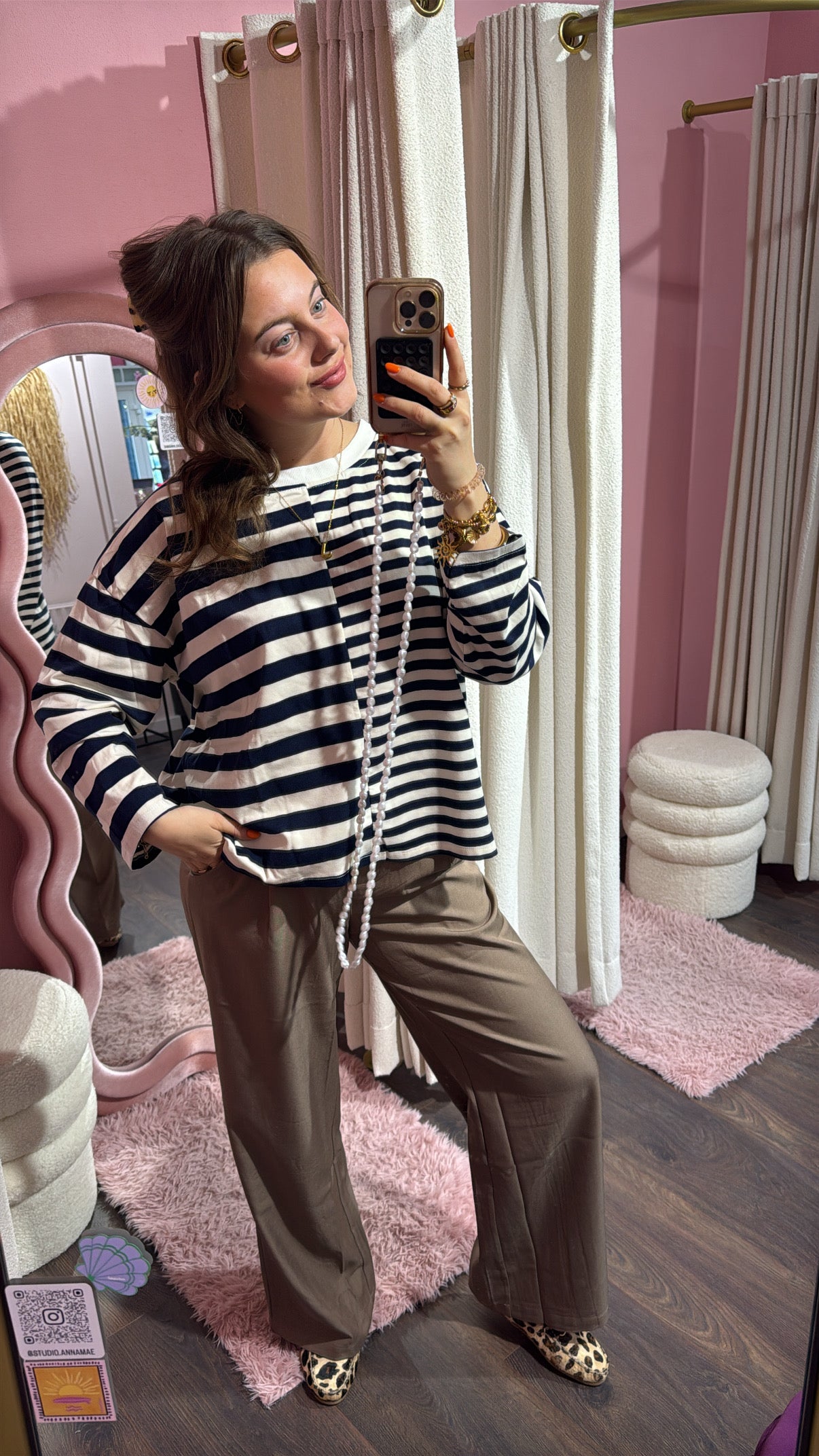 Longsleeve navy - Studio Anna Mae