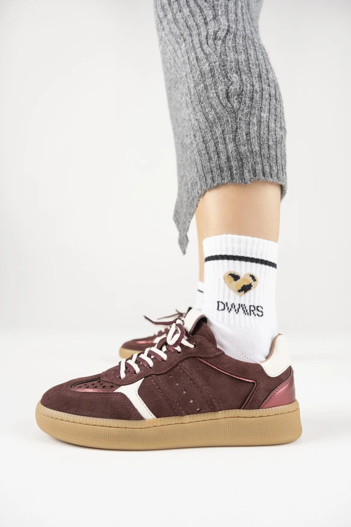 MIRABEL suede - Sneakers | Bordeaux / Off White DWRS