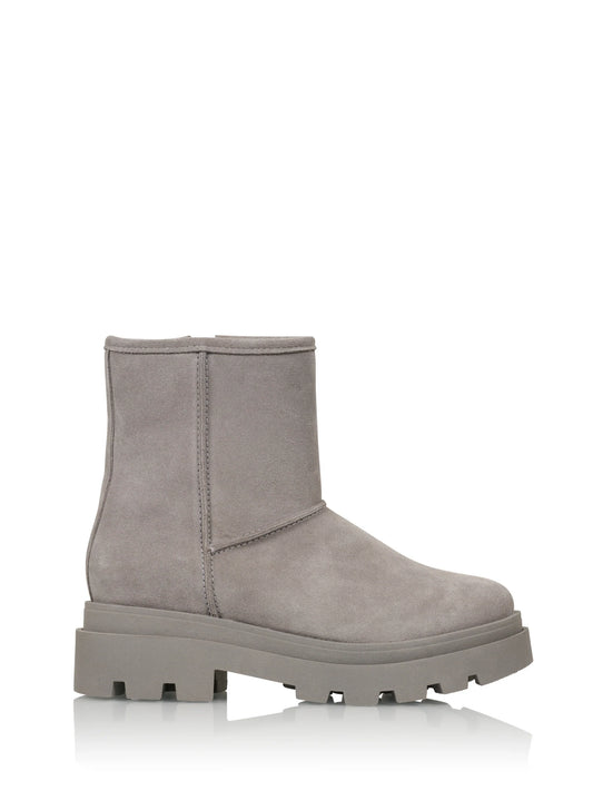 OSLO suede - Bikerboots | Grey DWRS