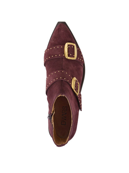 DWRS KARBY suede - Enkellaarsjes | Bordeaux