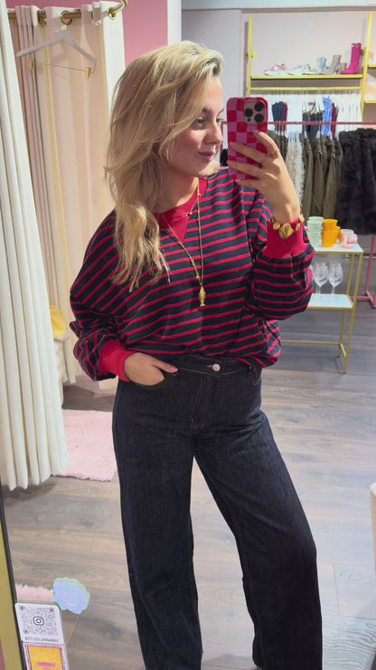 TRUI navy & rood